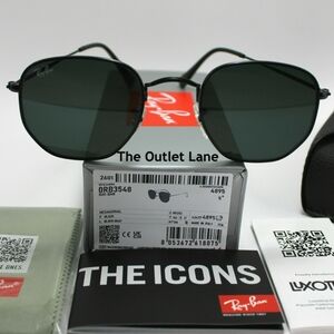 Model Display Ray-Ban Hexagonal Black RB3548N